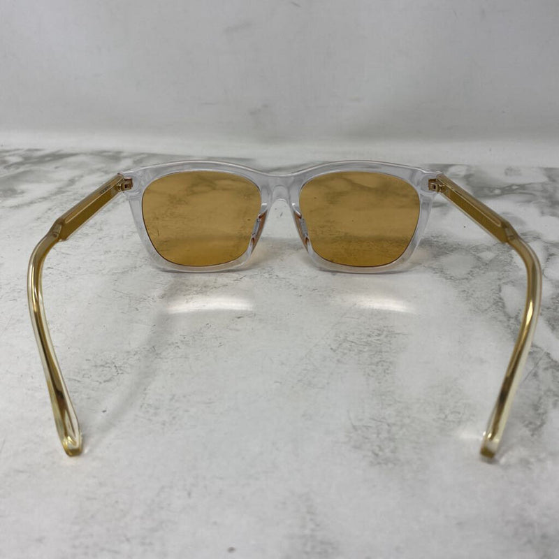 GUCCI WOMEN'S SUNGLASSES clear gold