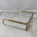 GUCCI WOMEN'S SUNGLASSES clear gold