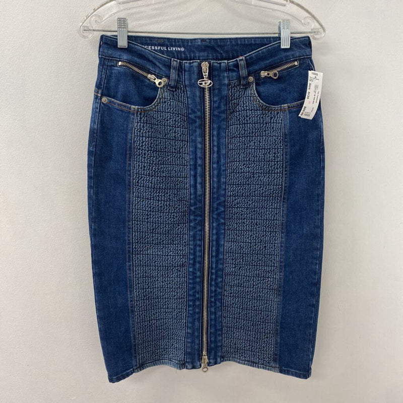 DIESEL WOMEN'S SKIRT blue S/30
