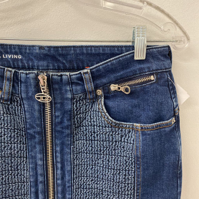 DIESEL WOMEN'S SKIRT blue S/30