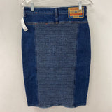 DIESEL WOMEN'S SKIRT blue S/30