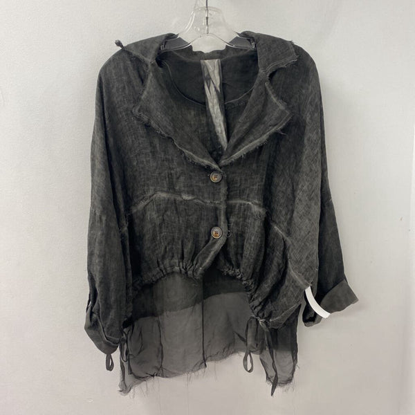 Sanctamuerte WOMEN'S BLAZER/JACKET grey 1/M