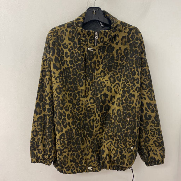 WOMEN'S BLAZER/JACKET brown black M