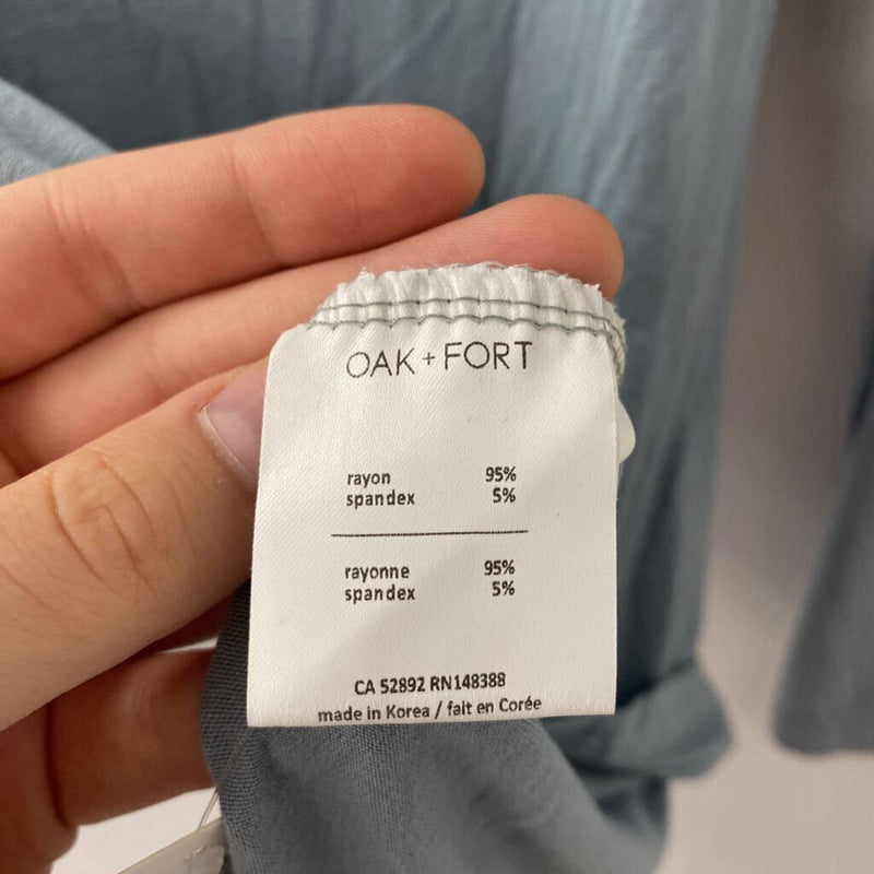 OAK + FORT WOMEN'S TOP blue M