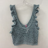 WOMEN'S TOP blue M/L