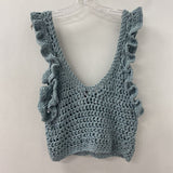 WOMEN'S TOP blue M/L