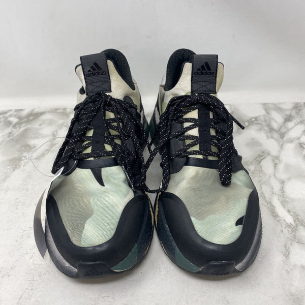 ADIDAS WOMEN'S SNEAKERS black green white 8