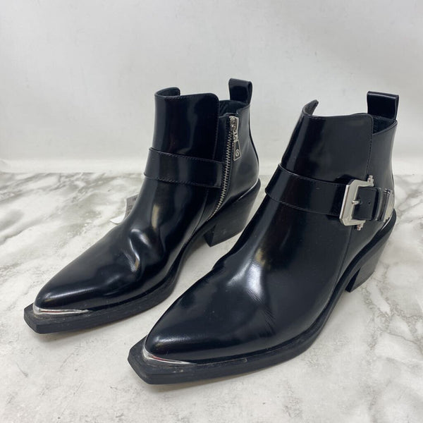 WISHBONE WOMEN'S BOOTS black silver 8