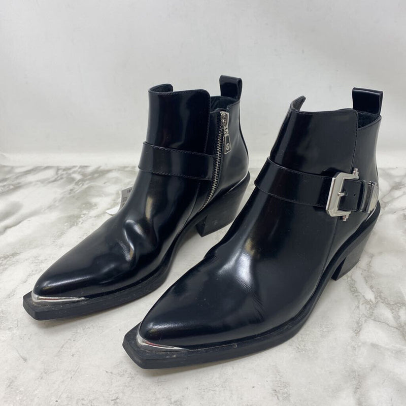 WISHBONE WOMEN'S BOOTS black silver 8