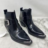 WISHBONE WOMEN'S BOOTS black silver 8