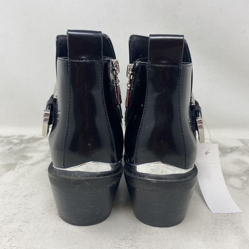 WISHBONE WOMEN'S BOOTS black silver 8