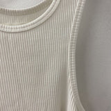 OAK + FORT WOMEN'S TANK/CAMI white XS