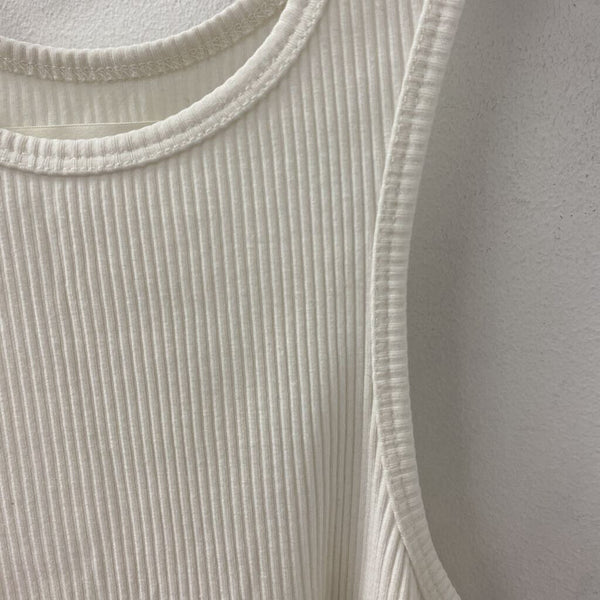 OAK + FORT WOMEN'S TANK/CAMI white XS