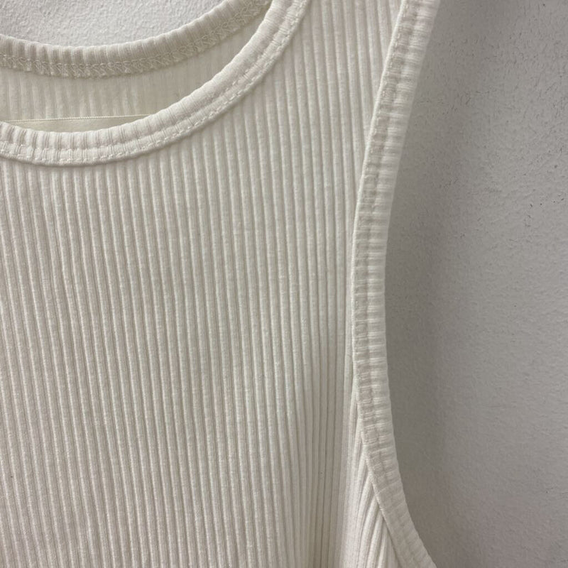 OAK + FORT WOMEN'S TANK/CAMI white XS