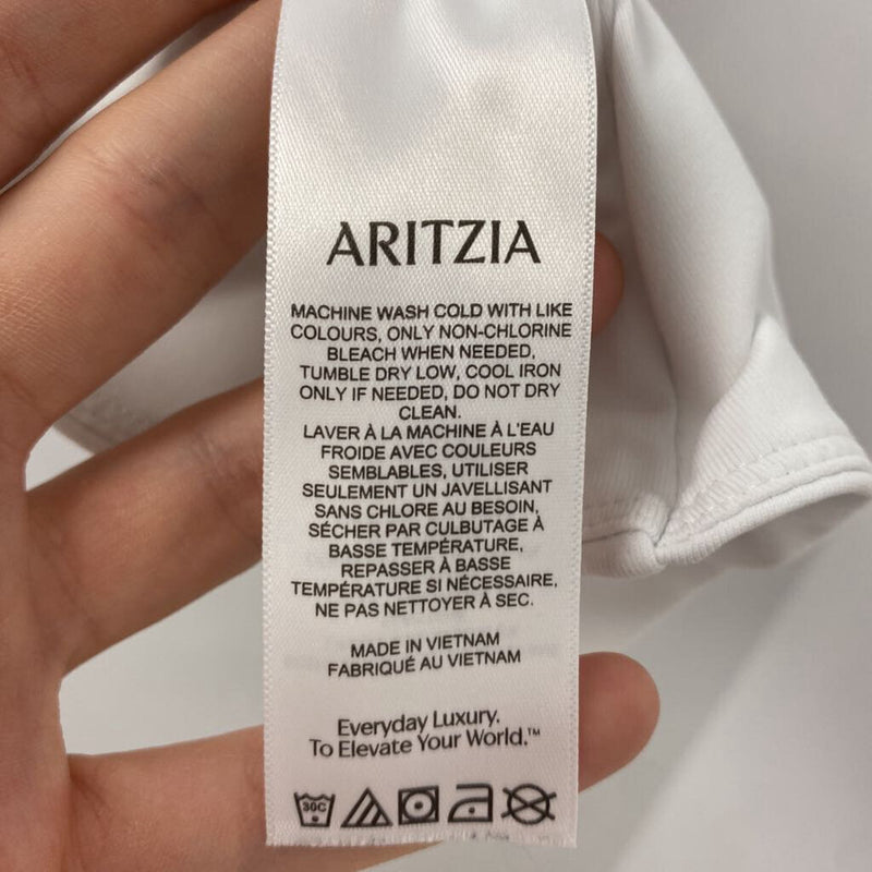 ARITZIA WOMEN'S TOP white XS