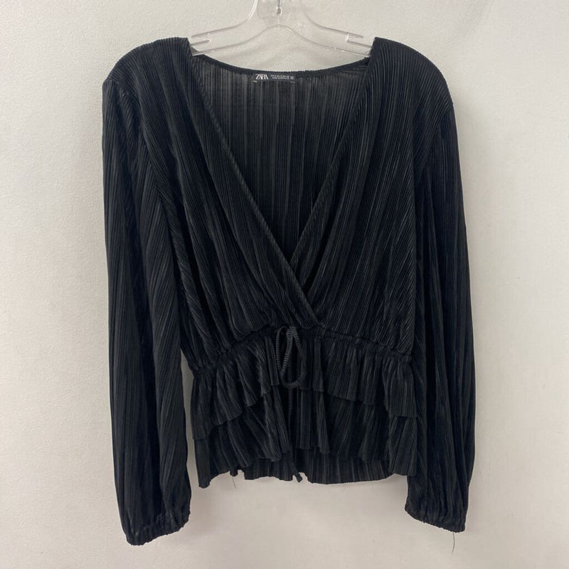 ZARA WOMEN'S BLOUSE/SHIRT black S