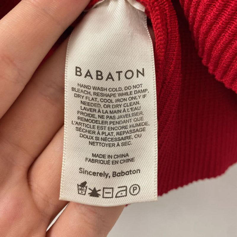 BABATON WOMEN'S TOP red S