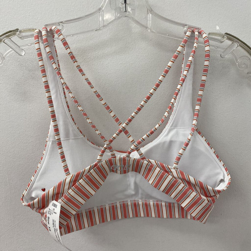 LORNA JANE WOMEN'S ACTIVE BRA white pink XS