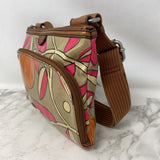 FOSSIL WOMEN'S BAG beige brown orange pink