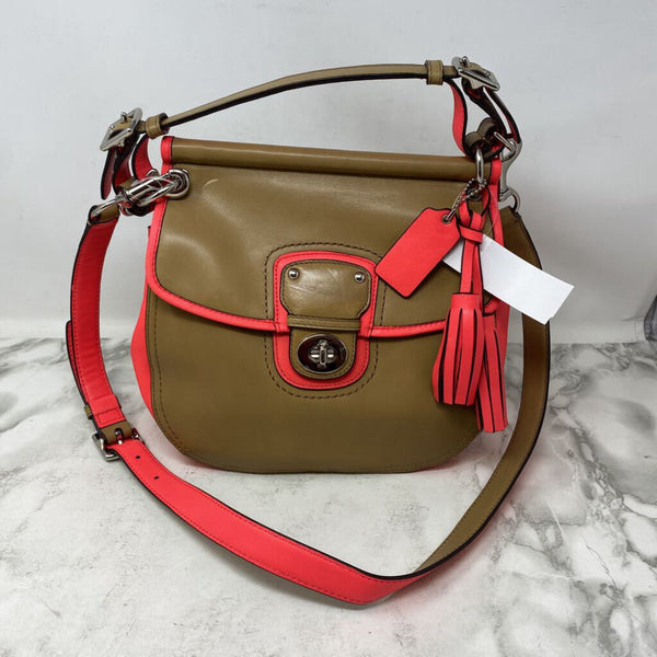 COACH WOMEN'S BAG tan pink