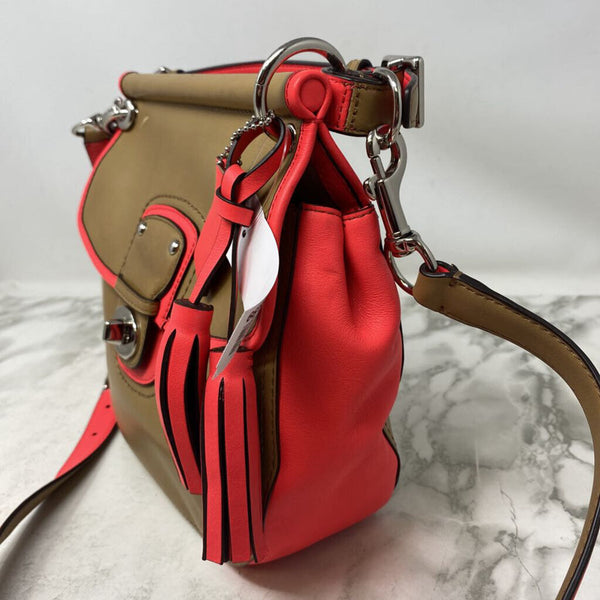 COACH WOMEN'S BAG tan pink