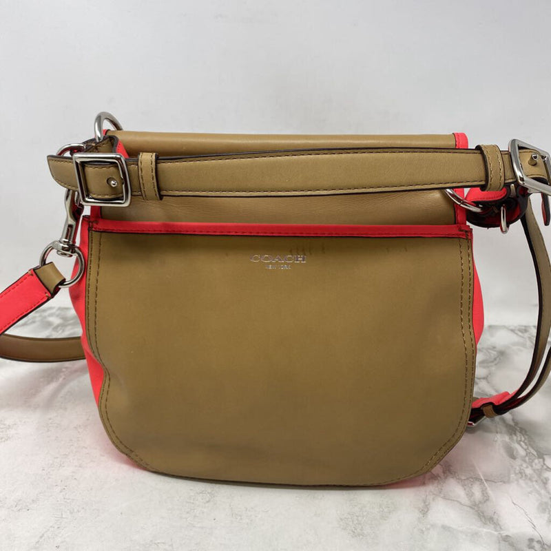 COACH WOMEN'S BAG tan pink