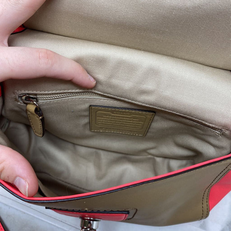 COACH WOMEN'S BAG tan pink