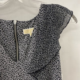 MICHAEL KORS WOMEN'S DRESS black white L