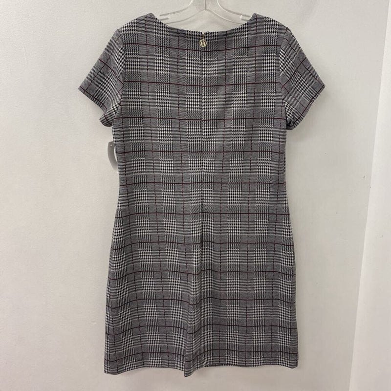 TOMMY HILFIGER WOMEN'S DRESS grey black burgundy 12