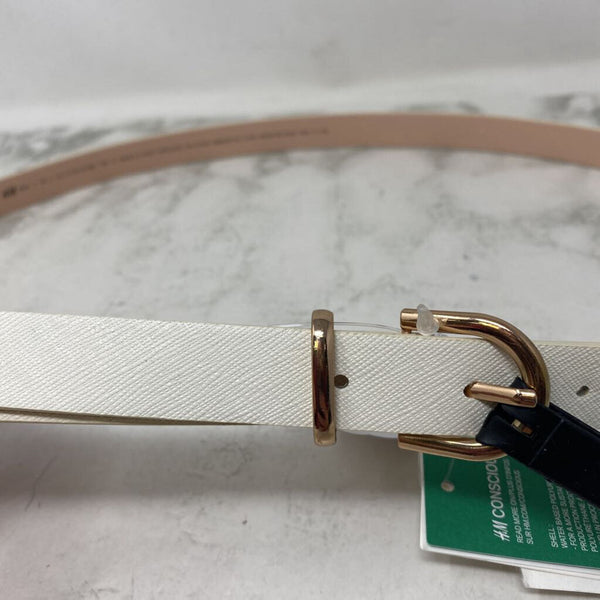 H&M WOMEN'S BELT white L