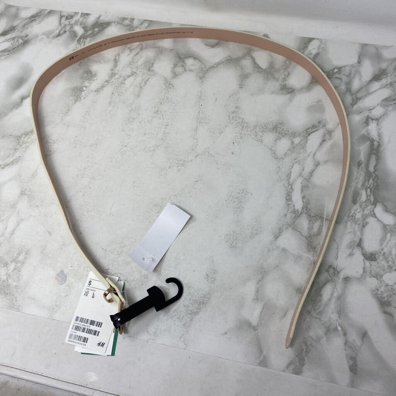 H&M WOMEN'S BELT white L