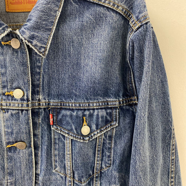 LEVI WOMEN'S BLAZER/JACKET blue L