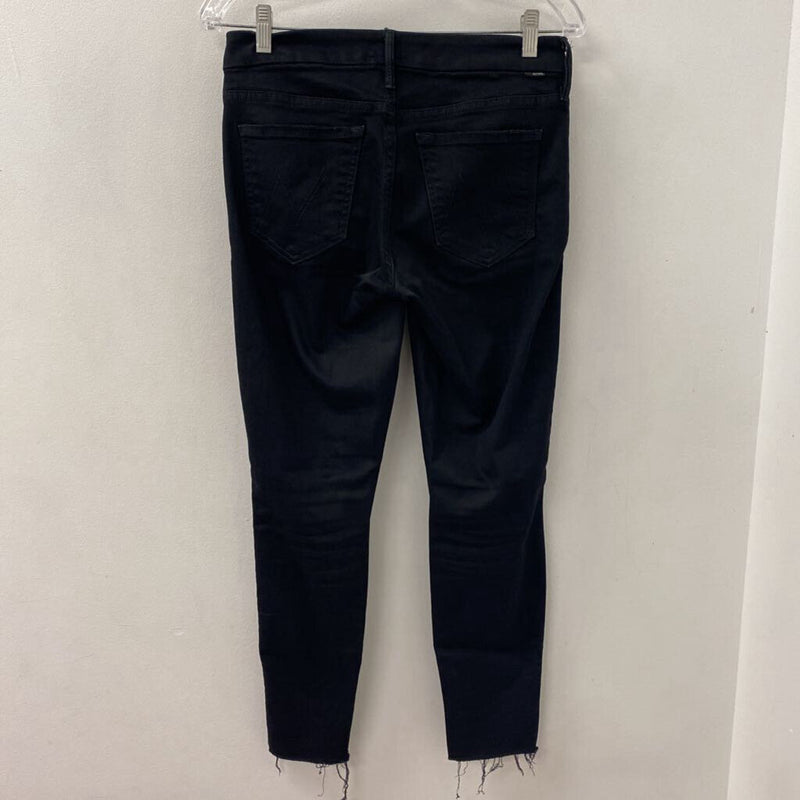 MOTHER WOMEN'S JEANS black S/26