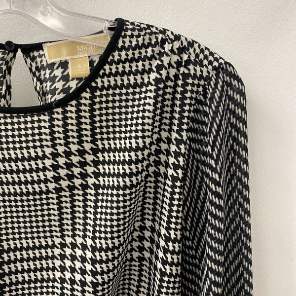 MICHAEL KORS WOMEN'S TOP black white S