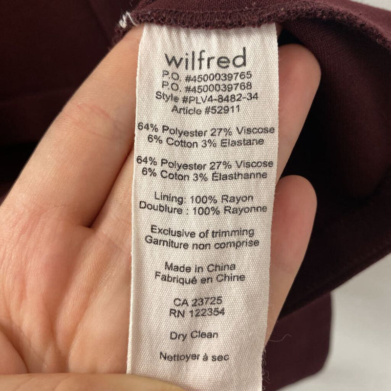 WILFRED WOMEN'S DRESS XS