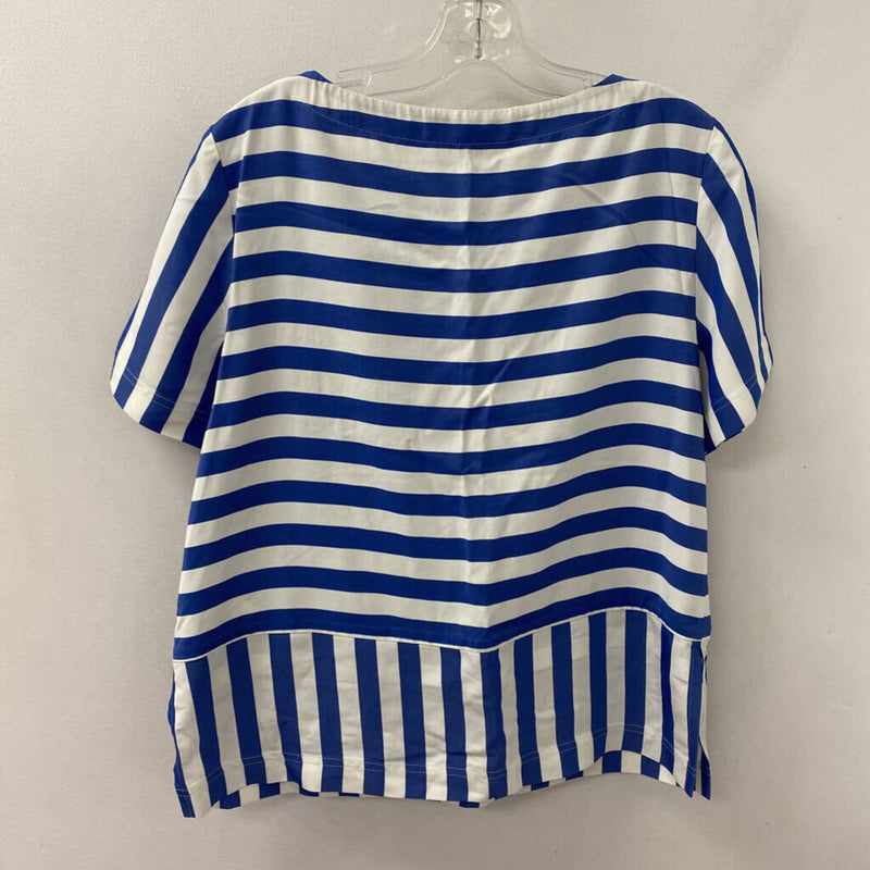 LOVE MOSCHINO WOMEN'S TOP white blue mix 8