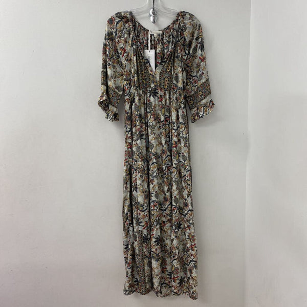 LEMONWOOD WOMEN'S DRESS blue red gold mix S/M