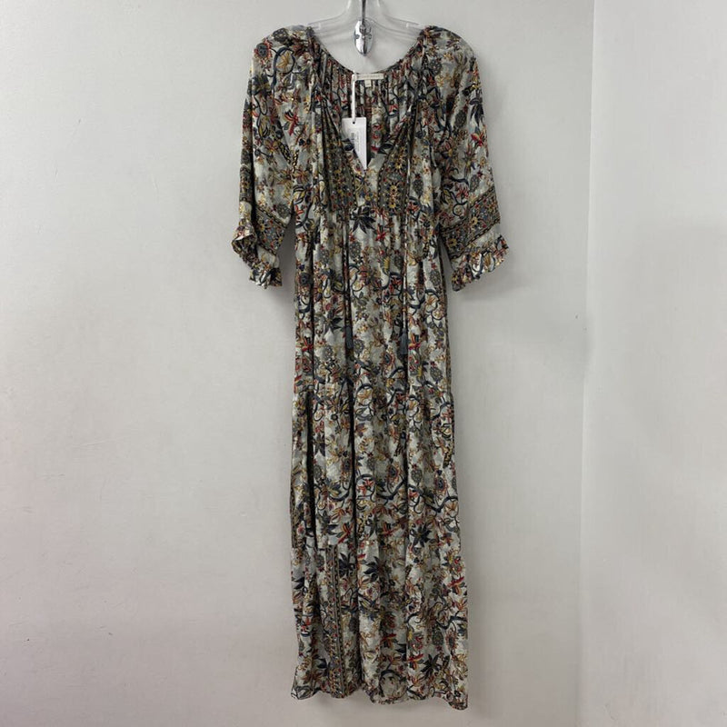 LEMONWOOD WOMEN'S DRESS blue red gold mix S/M
