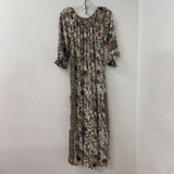 LEMONWOOD WOMEN'S DRESS blue red gold mix S/M