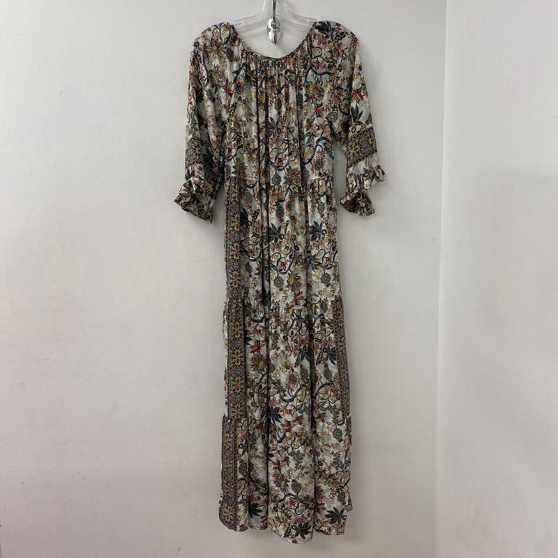 LEMONWOOD WOMEN'S DRESS blue red gold mix S/M