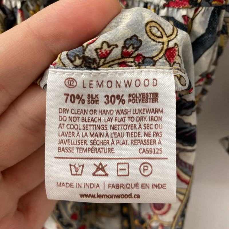 LEMONWOOD WOMEN'S DRESS blue red gold mix S/M