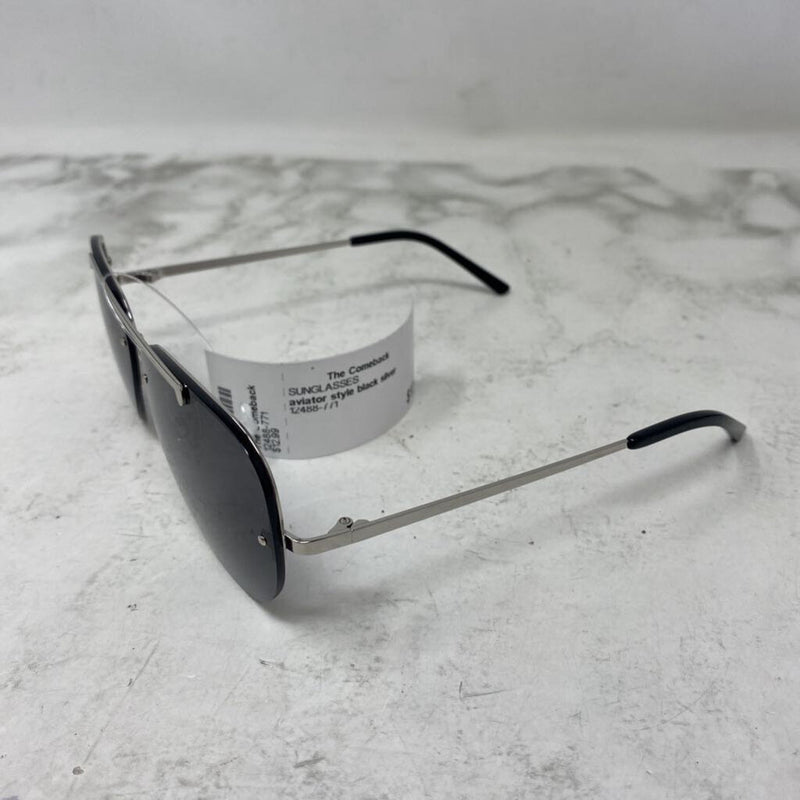WOMEN'S SUNGLASSES black silver