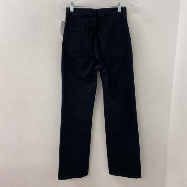 ABERCROMBIE & FITCH WOMEN'S JEANS black XS/24