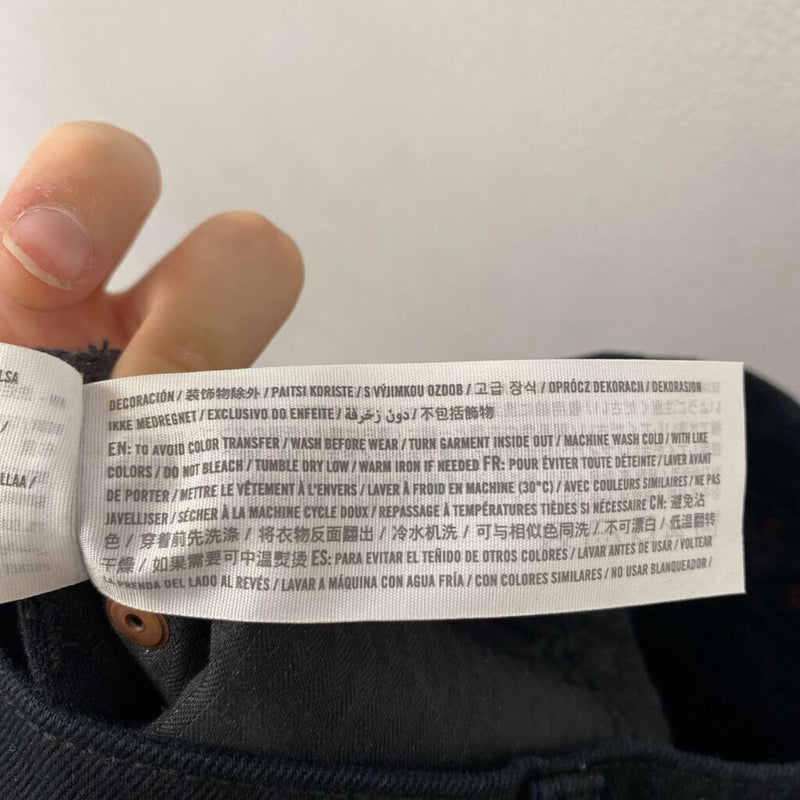 ABERCROMBIE & FITCH WOMEN'S JEANS black XS/24