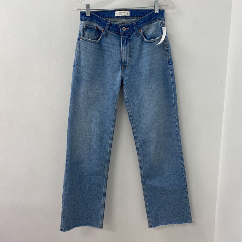 ABERCROMBIE & FITCH WOMEN'S JEANS blue XS/24