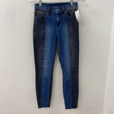 7 FOR ALL MANKIND WOMEN'S JEANS blue black mix XS/24