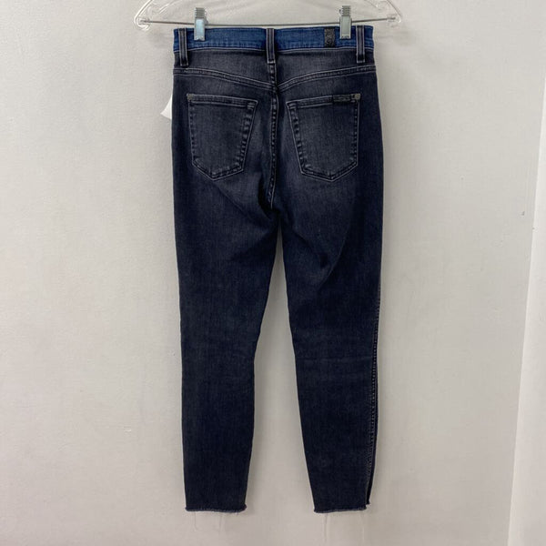 7 FOR ALL MANKIND WOMEN'S JEANS blue black mix XS/24