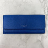 COACH WOMEN'S WALLET/WRISTLET blue