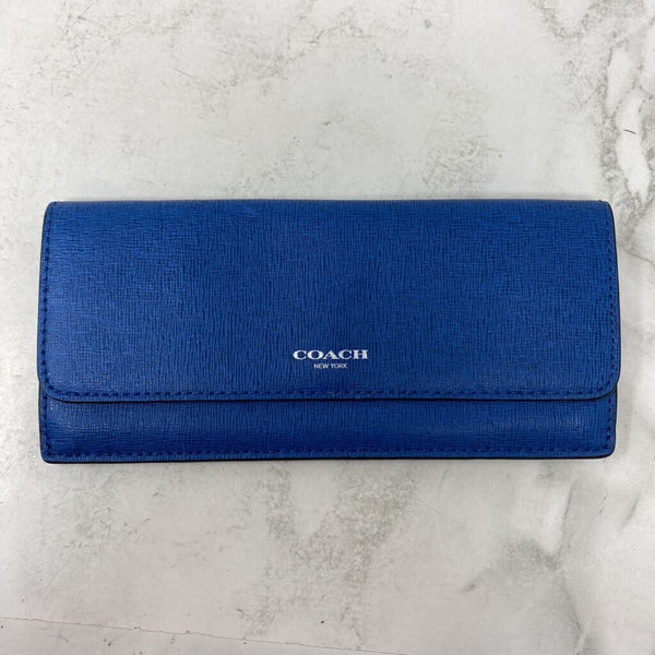 COACH WOMEN'S WALLET/WRISTLET blue
