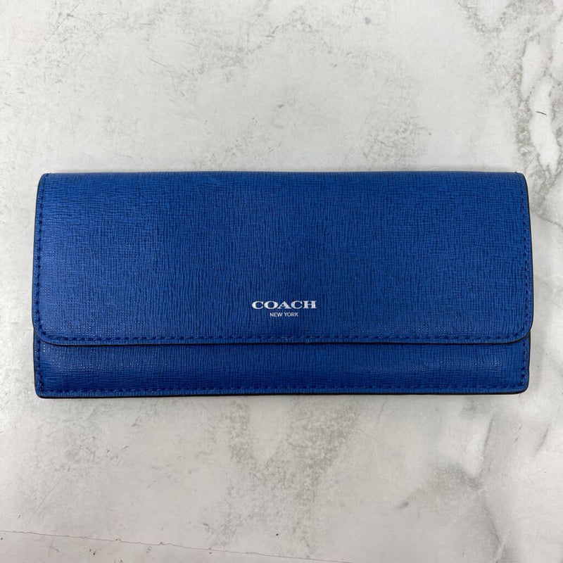 COACH WOMEN'S WALLET/WRISTLET blue